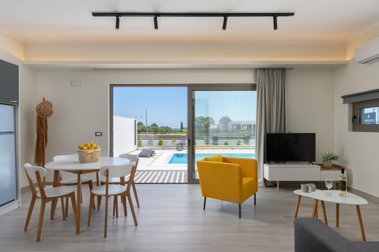 Armonia Suites Gennadi Bagian luar foto